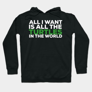 All i want is all the turtles in the world turtle lover Hoodie